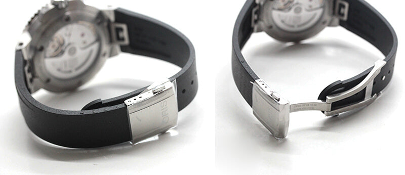 オリス/Oris/ダイビング/AQUIS(アクイス)/キャリバー400/ダイバーズウォッチ 400 7769 4154-07 4 22 74FC 41.5mm径 ブラック 腕時計