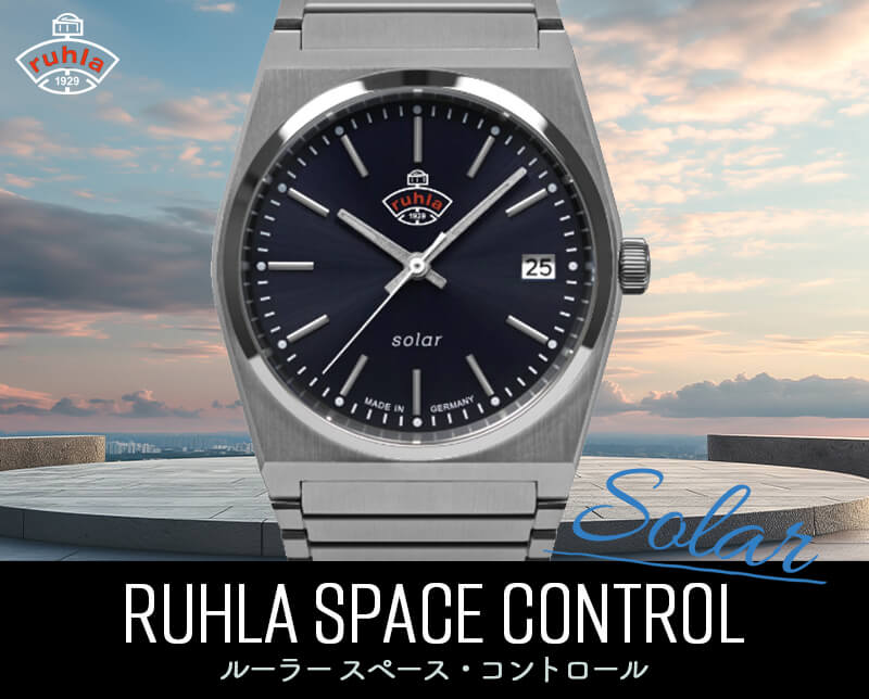 Ruhla(ルーラ)スペース・コントロール ソーラー レディース 腕時計 4641M-3SP