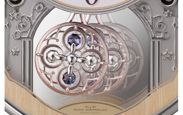 RHYTHM リズム SmallWorld 電波 アミュージング 掛け時計 スモールワールドクラッセ 4MN538RH23