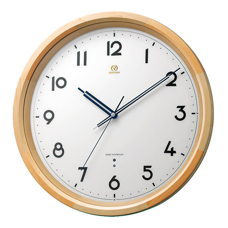 RHYTHM リズム 木枠 電波掛け時計 4MY857HG06 – 正美堂時計店