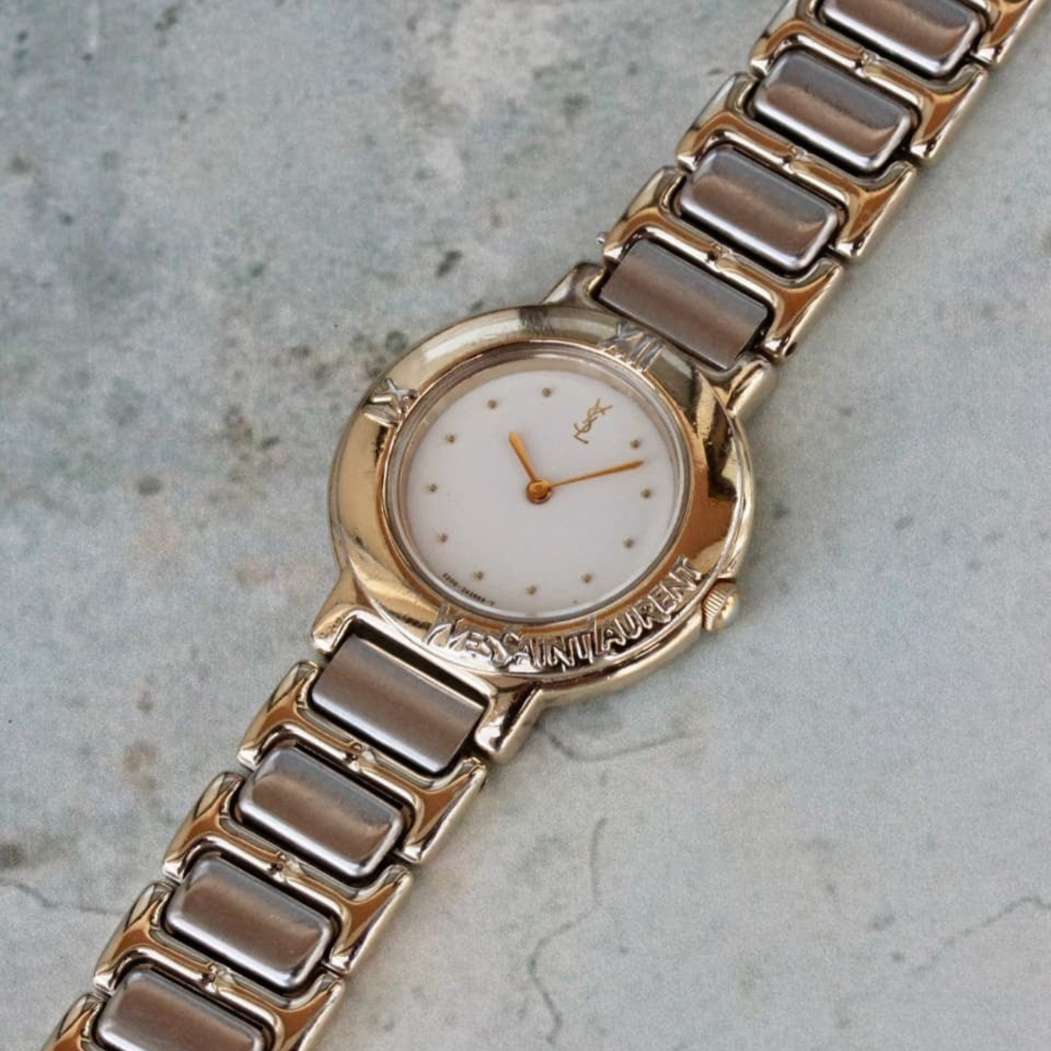 YvesSaintLauren / イブサンローラン / ゴールド×シルバー