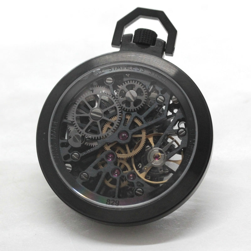 アエロ(AERO)/ Cobweb / ブラックカラー / スケルトン / 手巻き式 / 懐中時計 / 50829NO03SQ