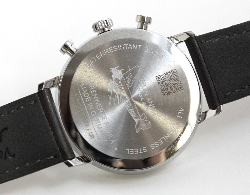 アイアンアニー(IRON ANNIE)バウハウス(Bauhaus)ソーラー クロノグラフクォーツ 腕時計 5086-5NSP