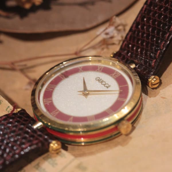 GUCCI / グッチ / 革ベルト / クォーツ(電池)式 / 584-07-gucci