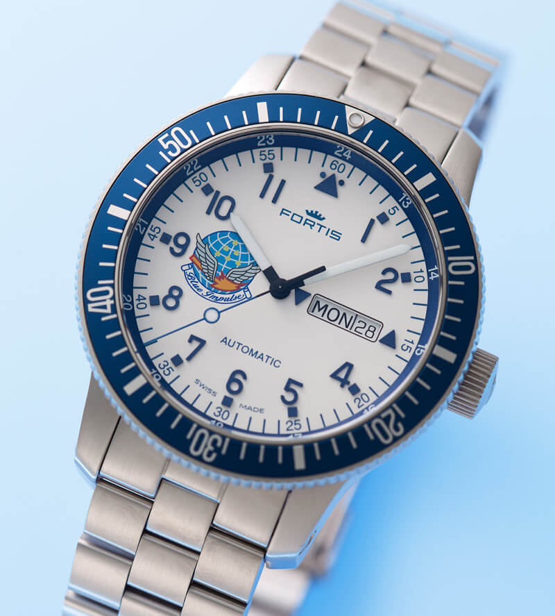 フォルティス(FORTIS) 647 Blue Impulse ブルーインパルス 自動巻き 50本限定 腕時計 647.10.11M.BI