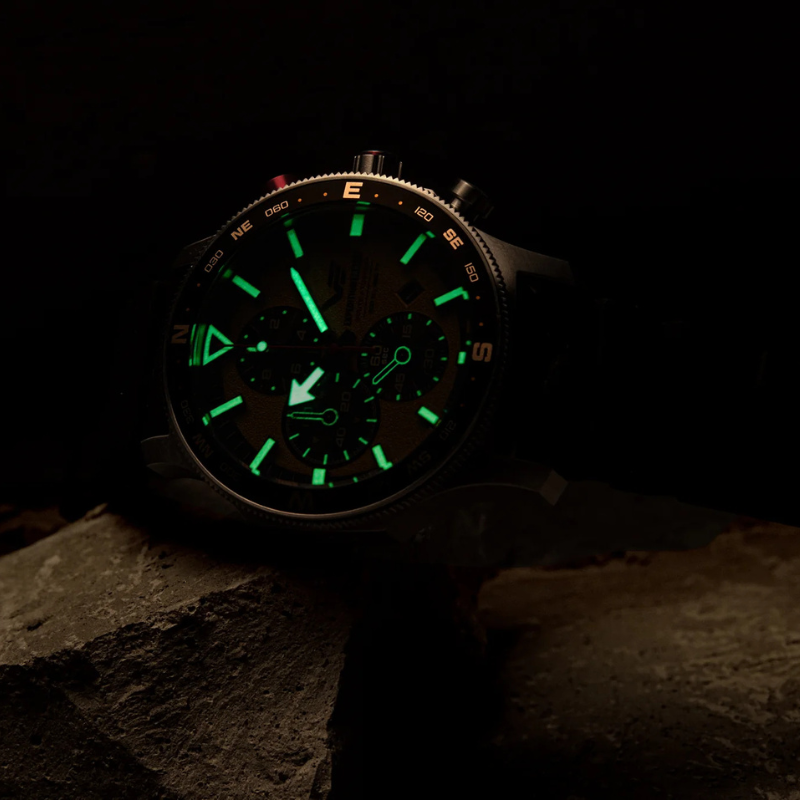 VOSTOK EUROPE(ボストーク ヨーロッパ)/Expedition SAHARA “Route of Tuaregs”(エクスペディション サハラ ルート・オブ・トゥアレグ) 世界限定500本 クロノグラフ 腕時計 6S10-598A753