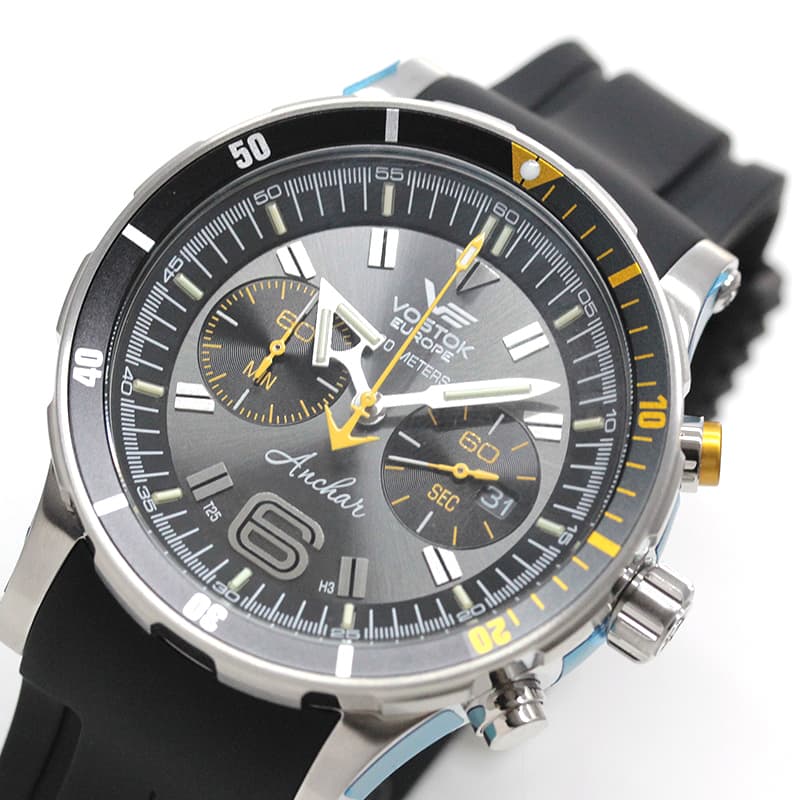 VOSTOK EUROPE(ボストーク・ヨーロッパ)/ANCHAR(アンチャール)/世界限定モデル/クロノグラフ/クォーツ/6S21-510A584/腕時計