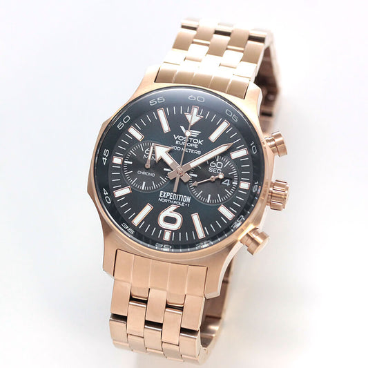 VOSTOK EUROPE(ボストーク ヨーロッパ)/EXPEDITION(エクスペディション) /North Pole(ノースポール)/クロノグラフライン/6S21-595B645B 腕時計