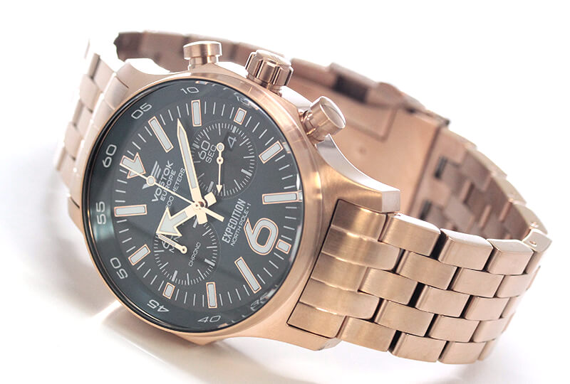 VOSTOK EUROPE(ボストーク ヨーロッパ)/EXPEDITION(エクスペディション) /North Pole(ノースポール)/クロノグラフライン/6S21-595B645B 腕時計