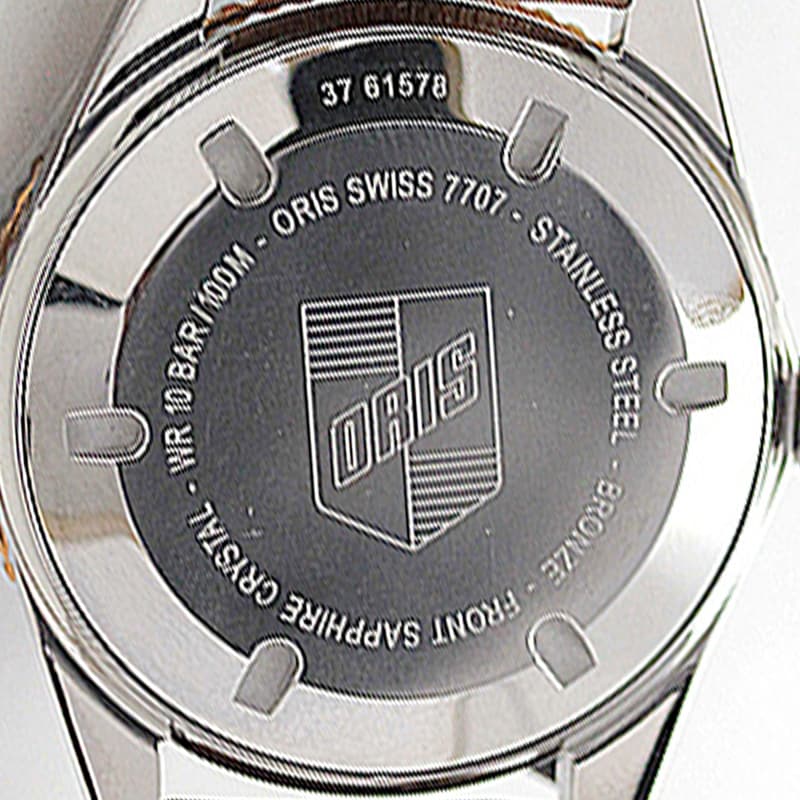 オリス(Oris)ダイバーズ65(Divers Sixty-Five)733.7707.4354 ブラックダイヤル×サテンベルト 腕時計