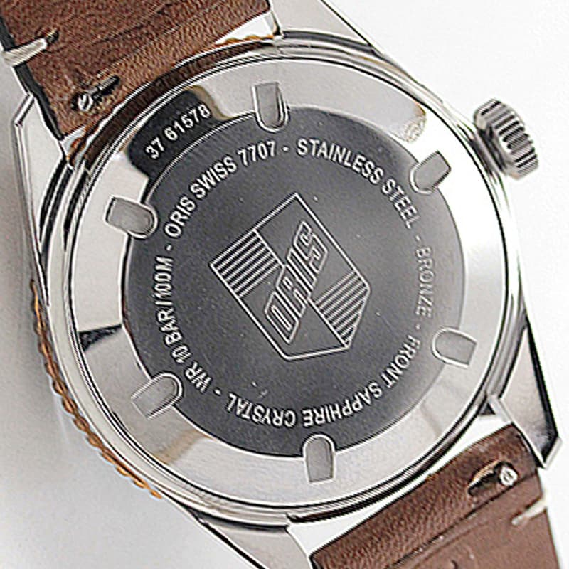 オリス(Oris)ダイバーズ65(Divers Sixty-Five)733.7707.4354 ブラックダイヤル×レザー 腕時計