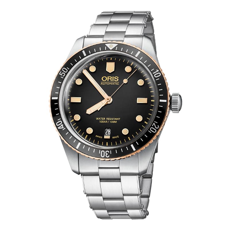 オリス(Oris)ダイバーズ65(Divers Sixty-Five)733.7707.4354 ブラックダイヤル×ステン 腕時計