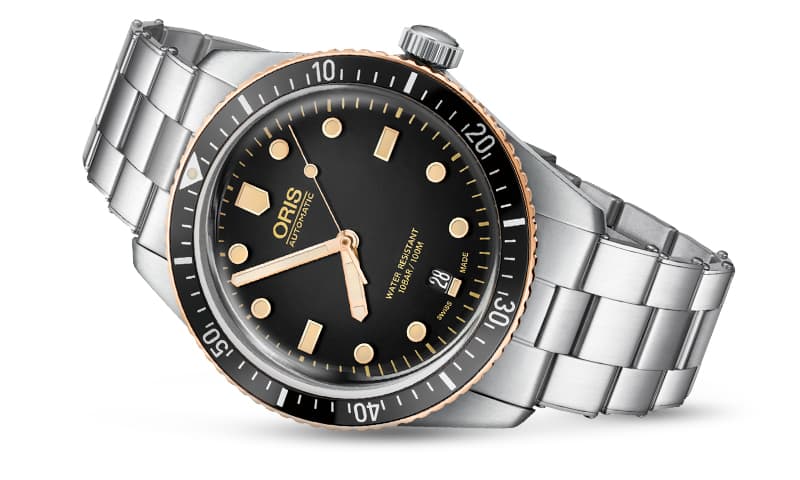 オリス(Oris)ダイバーズ65(Divers Sixty-Five)733.7707.4354 ブラックダイヤル×ステン 腕時計