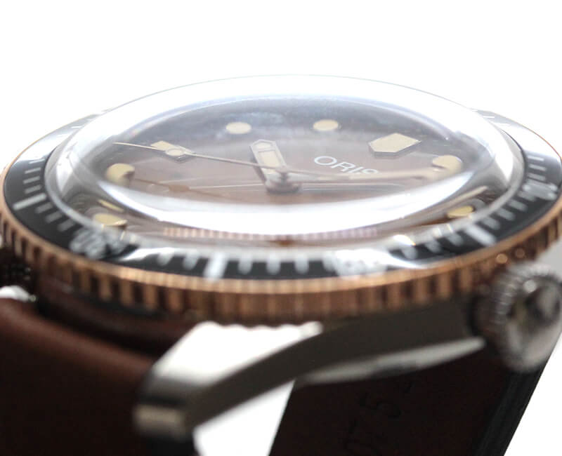 オリス(Oris)ダイバーズ65(Divers Sixty-Five)733 7707 4356-07 8 20 17 ブラウングラデーションダイアル 腕時計 メタルブレスレット