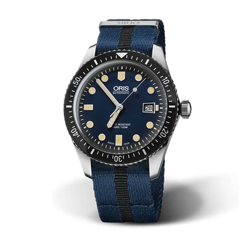 オリス(Oris)ダイバーズ65(Divers Sixty-Five)/ブルー/NATOベルト/733 7720 4055-07 5 21 28FC 腕時計