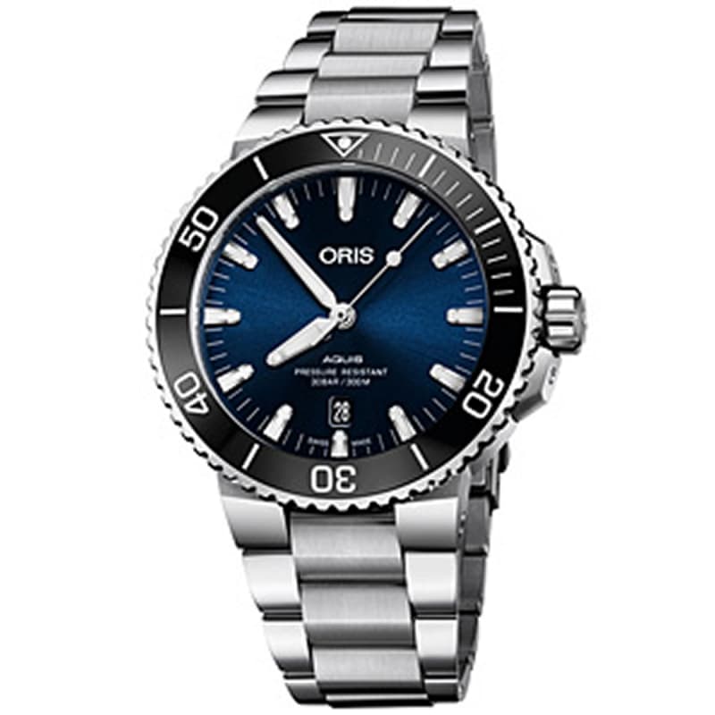 オリス(ORIS)ダイバーズ アクイス(Aquis)733 7730 4135-07 8 24 05PEB ブルーカラー 腕時計
