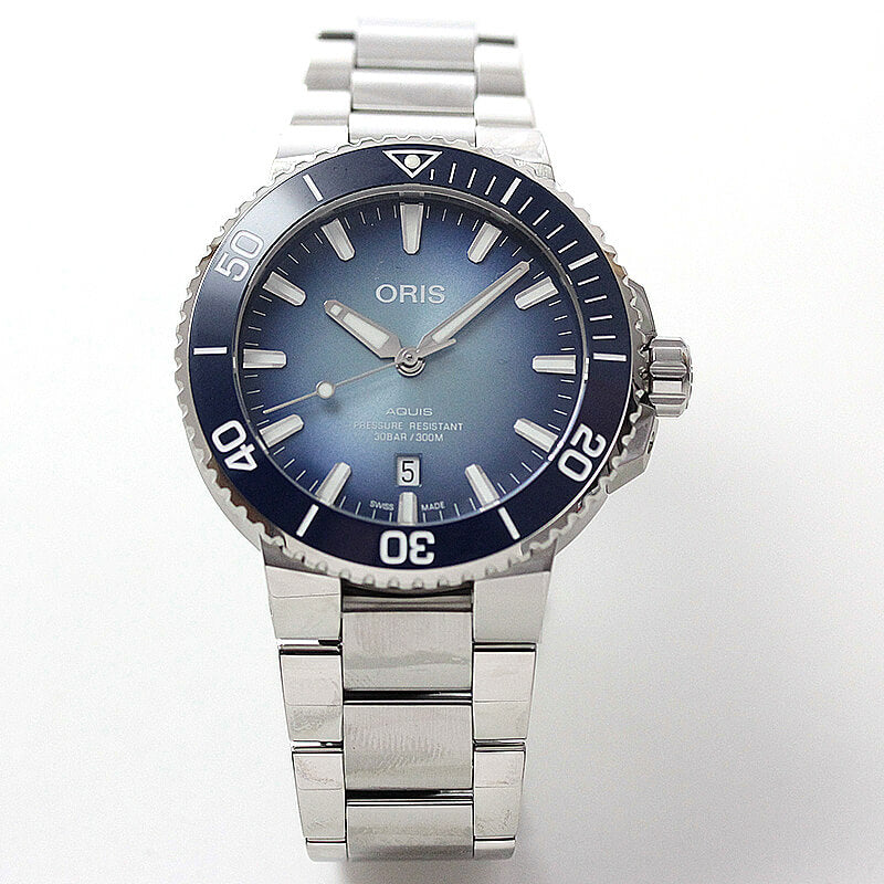 オリス/Oris/ダイビング/AQUIS(アクイス)/レイクバイカル リミテッドエディション 733 7730 4175-Set 腕時計 世界限定1999本