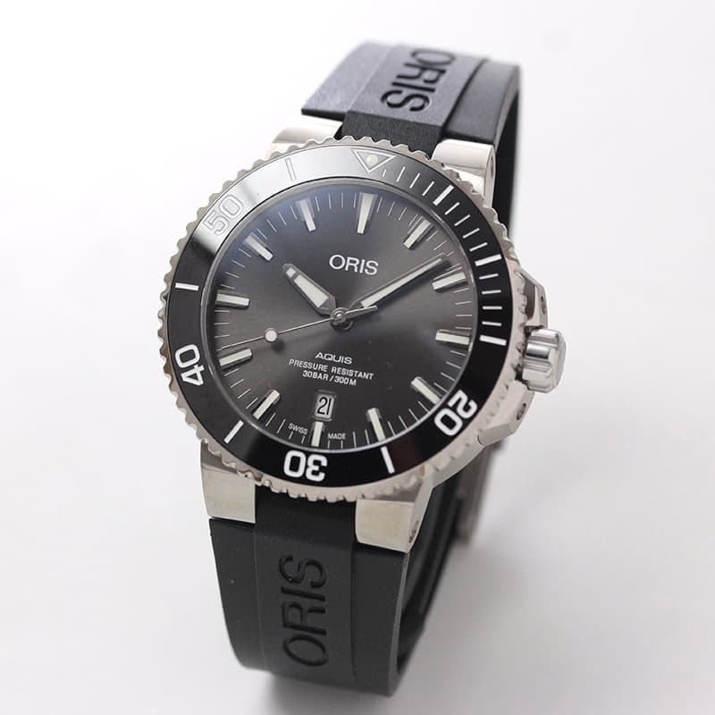 ORIS 　アクイス　ダイバーズ 43mm デイト　セラミック　ラスト値下げ オリス/Oris/ダイバーズウォッチ/アクイス スモールセコンド
