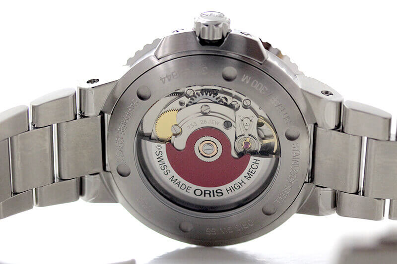 オリス/Oris/ダイビング/AQUIS(アクイス) デイト/グリーン/メタルベルト/733 7732 4157-07 8 21 05PEB 39.5mm 腕時計