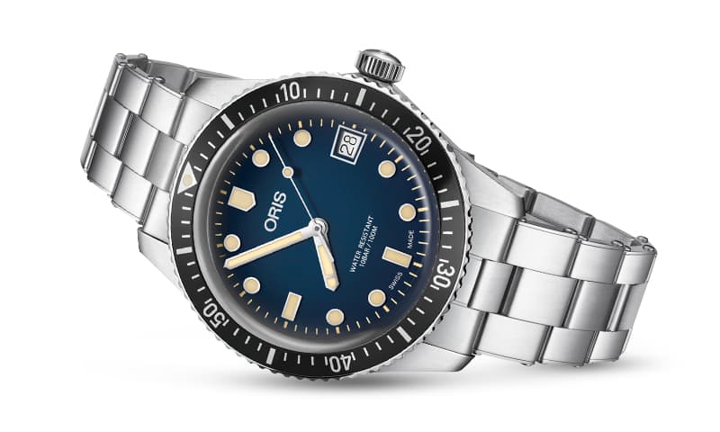 オリス(Oris)ダイバーズ65(Divers Sixty-Five)733.7747.4055 ブルーダイヤル×メタルブレス 腕時計