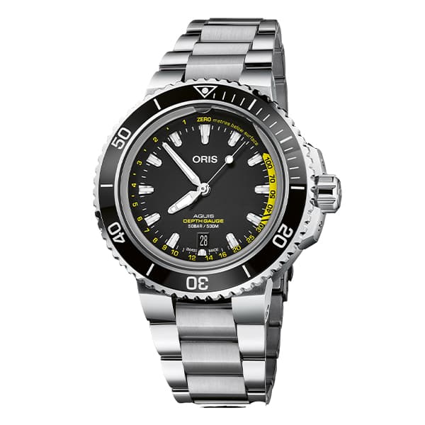 オリス(ORIS)AQUIS(アクイス) デプスゲージ メタルブレスレット 733 7755 4154-Set MB 腕時計