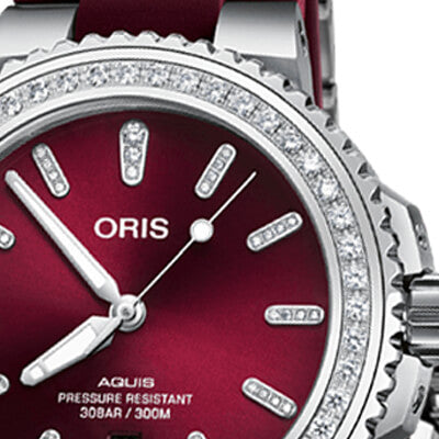 ORIS(オリス)/AQUIS(アクイス)/ダイバーズウォッチ 733 7766 4998-07 4 22 68FC ダイヤモンド 腕時計