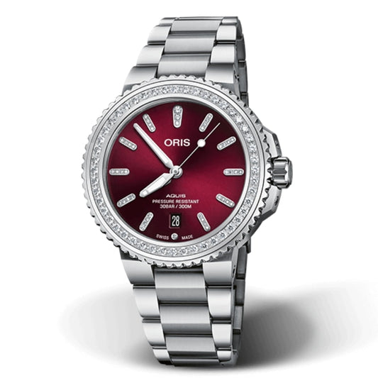 ORIS(オリス)/AQUIS(アクイス)/ダイバーズウォッチ 733 7766 4998-07 8 22 05PEB ダイヤモンド 腕時計