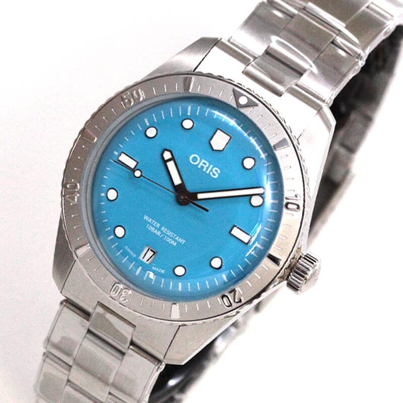 ORIS(オリス) ダイバーズ 65 コットンキャンディ ステンレスチール 腕時計 733 7771 4055-07 8 19 18
