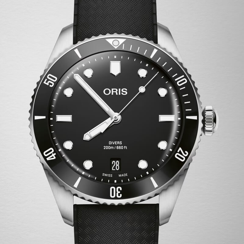 オリス(ORIS)ダイバーズ デイト/腕時計/ブラック/ 733 7795 4054-Set