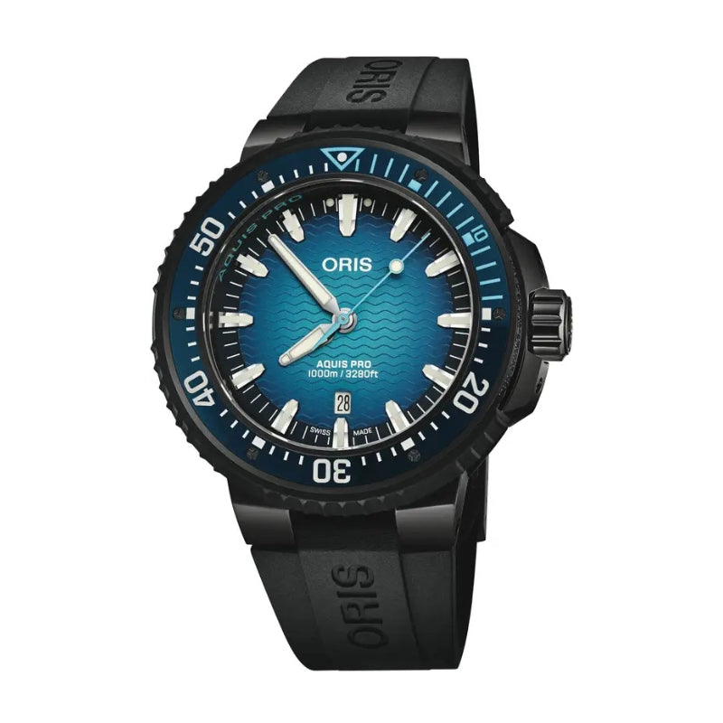 ORIS(オリス) アクイスプロ 1000m ダイバーズ 腕時計 733 7801 7255-Set
