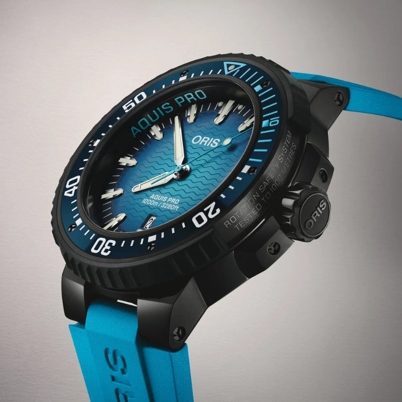 ORIS(オリス) アクイスプロ 1000m ダイバーズ 腕時計 733 7801 7255-Set