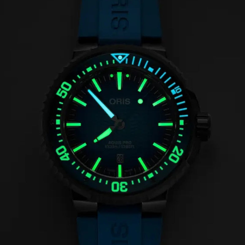 ORIS(オリス) アクイスプロ 1000m ダイバーズ 腕時計 733 7801 7255-Set