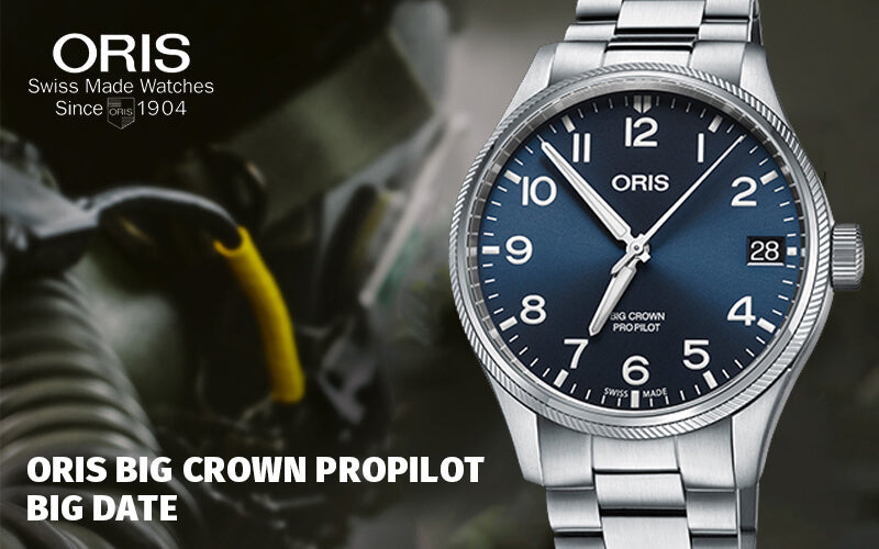 オリス(ORIS)ビッグクラウン プロパイロット 自動巻き/75176974065-0782019 腕時計