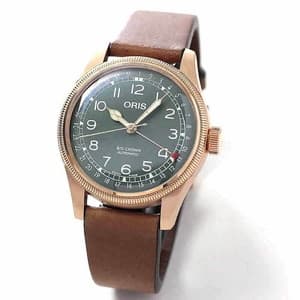 オリス ビッグクラウン  ブロンズ ポインターデイト  80周年アニバーサリーモデル 754 7741 3167-07 5 20 58BR  腕時計 グリーン