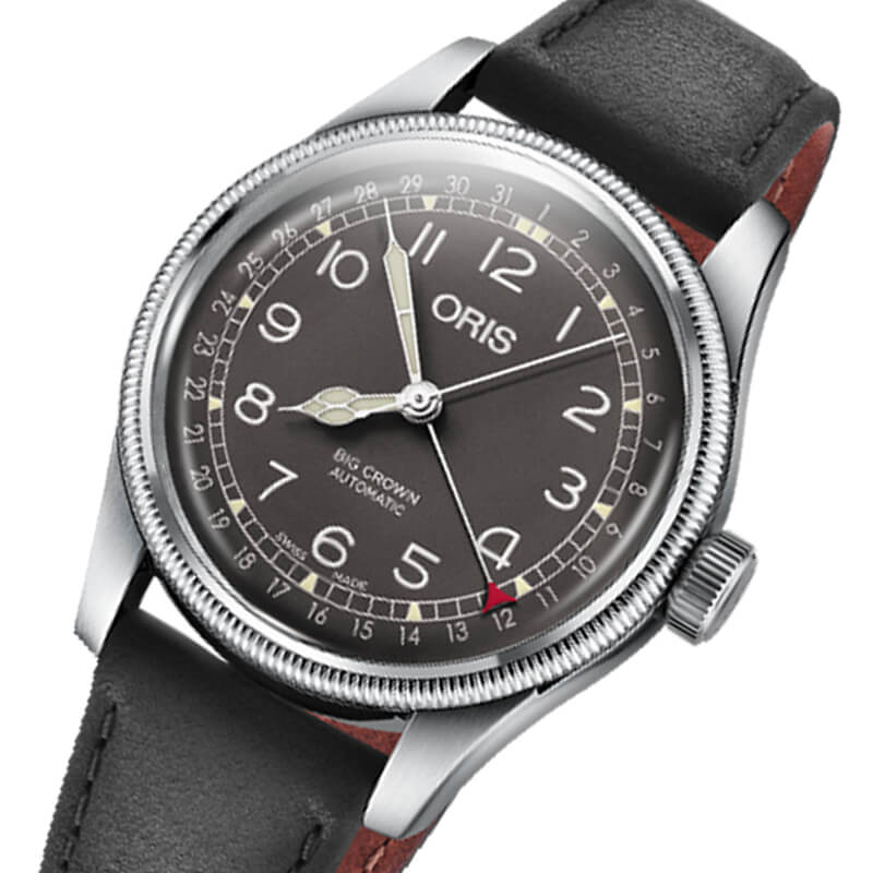 オリス ビッグクラウン オリジナル ポインターデイト メンズ 754 7741 4064-07 5 20 65 腕時計 ブラック