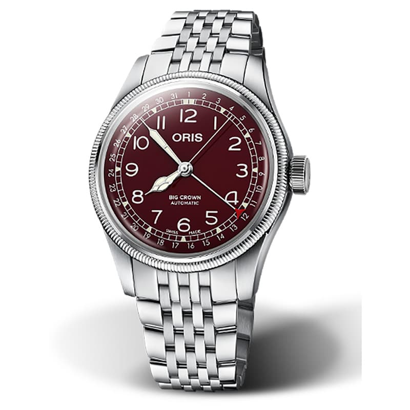 オリス(ORIS)ビッグクラウン オリジナル ポインターデイト メンズ 754 7741 4068-07 8 20 22 腕時計 レッド