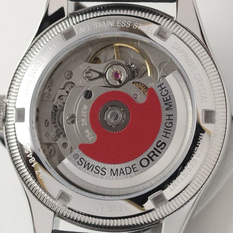 オリス ビッグクラウン ポインターデイト 36mm/ブルー/ 754 7749 4365-07 5 17 66G ブロンズトップリング 腕時計