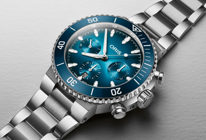 ORIS(オリス) アクイスデイトクロノグラフ 腕時計 771 7793 4155-07 8 23 01PEB