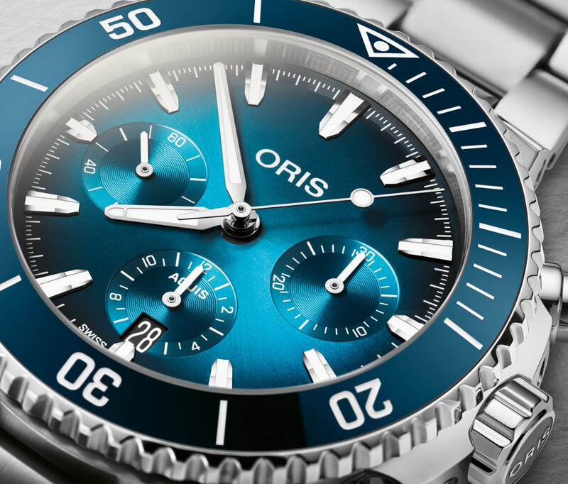 ORIS(オリス) アクイスデイトクロノグラフ 腕時計 771 7793 4155-07 8 23 01PEB