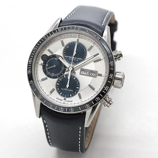 レイモンドウェイル フリーランサー(FREELANCER)クロノグラフ 7731-SC3-65521 ホワイト 腕時計