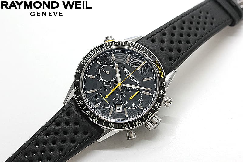 レイモンドウェイル フリーランサー(FREELANCER)クロノグラフ 7740-SC1-20021 ブラック 腕時計