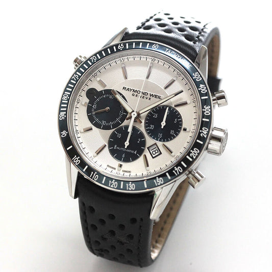レイモンドウェイル フリーランサー(FREELANCER)クロノグラフ 7740-SC3-65521 ホワイト 腕時計