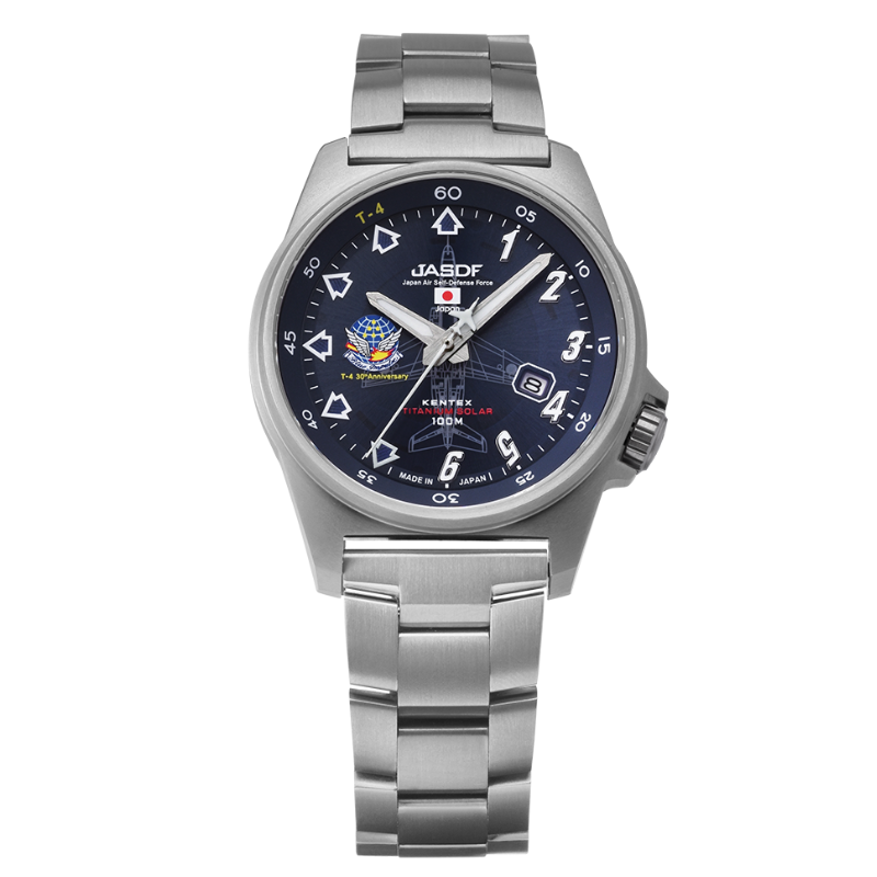 銀時 Kentex(ケンテックス) 航空自衛隊 ブルーインパルス チタンソーラー T
