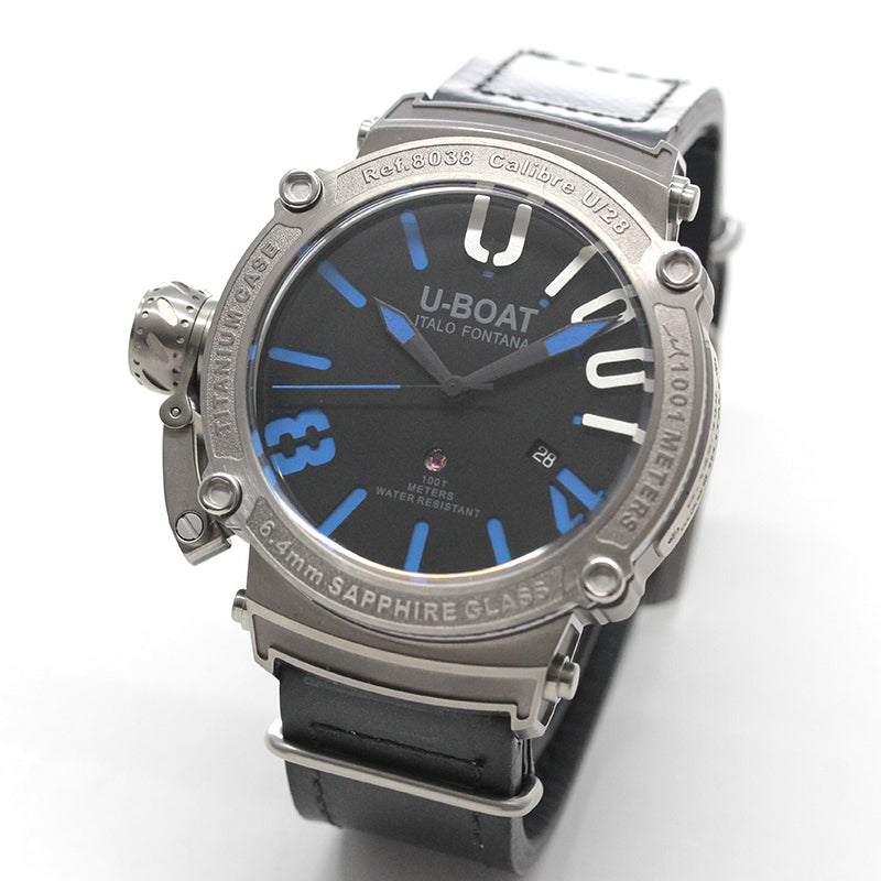 U-BOAT(ユーボート)/ダイブウォッチ(DIVE WATCH)/クラシコ(CLASSICO)47 1001 SS BLU/8038 腕時計