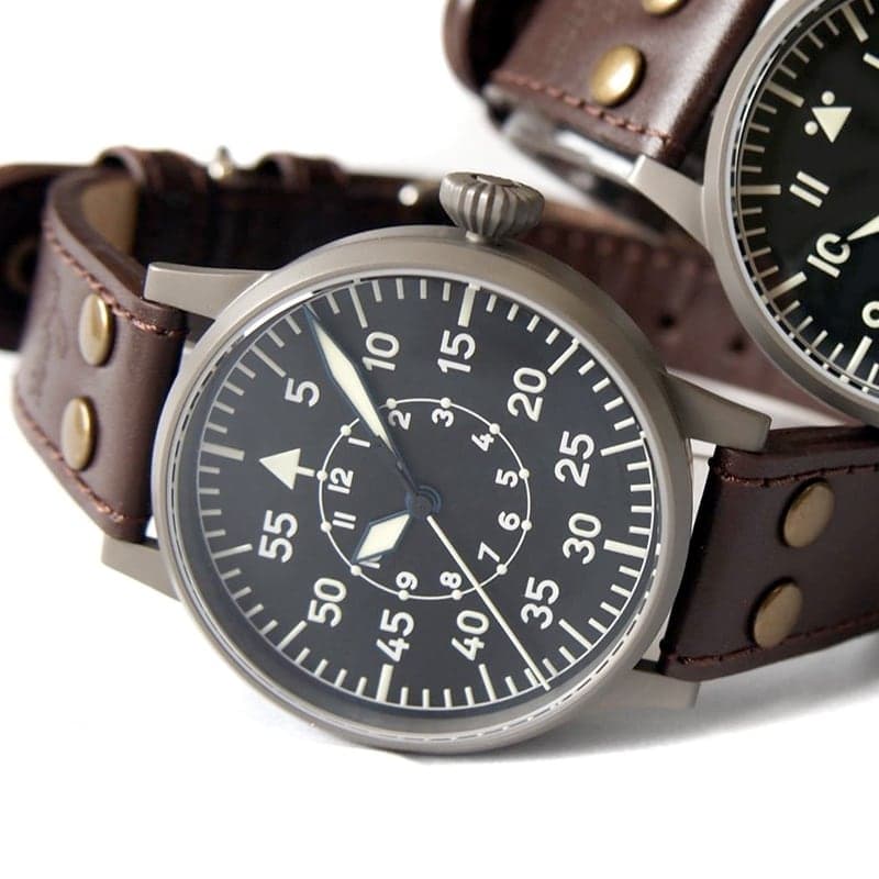 ラコ(Laco) オリジナルパイロットウォッチ Laco210手巻 き式 ドルトムント 日本限定 バイクライダースモデル 861751LB 腕時計