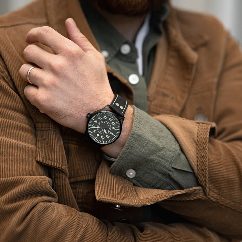 ラコ(Laco) パイロットウォッチ Laco21系自動巻き42MM ビーレフェルト 腕時計 /861760.2