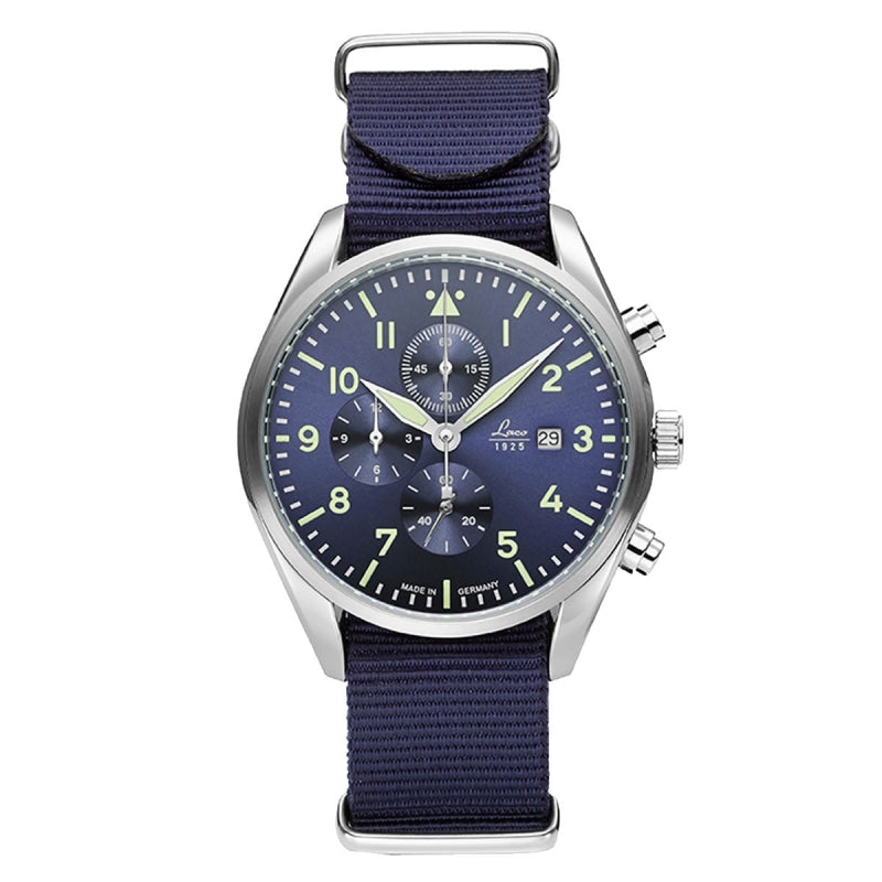 ラコ(Laco) クロノグラフウォッチ クォーツ アトランタ(ブルー) 861919BL 腕時計