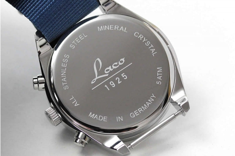 ラコ(Laco) クロノグラフウォッチ クォーツ アトランタ(ブルー) 861919BL 腕時計