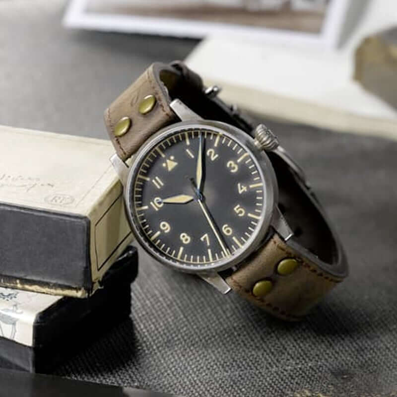 ラコ(Laco) オリジナルパイロットウォッチ Laco24系 自動巻 ミュンスター エアブシュトゥック 861931 腕時計