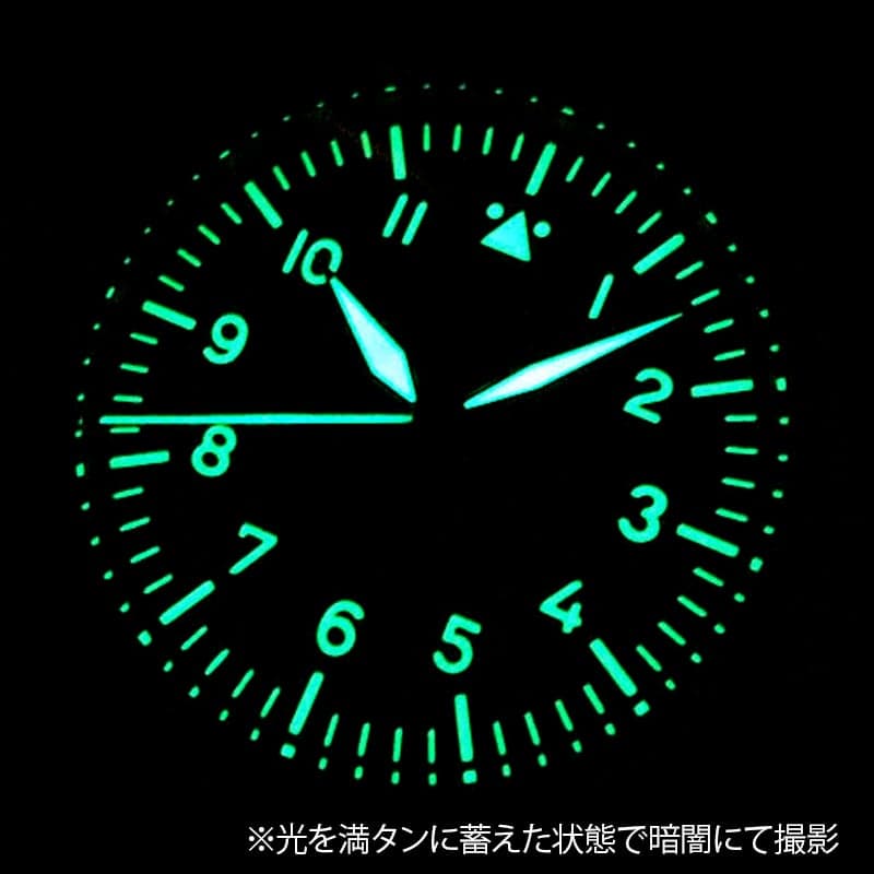 ラコ(Laco) パイロットウォッチ Laco24系 自動巻 ミュンスター ブラウシュトゥンデ 862081 腕時計